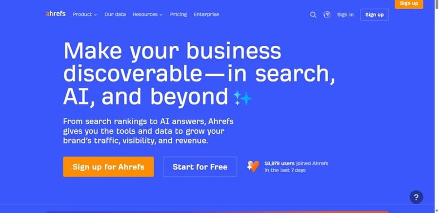 Ahrefs Brand Radar