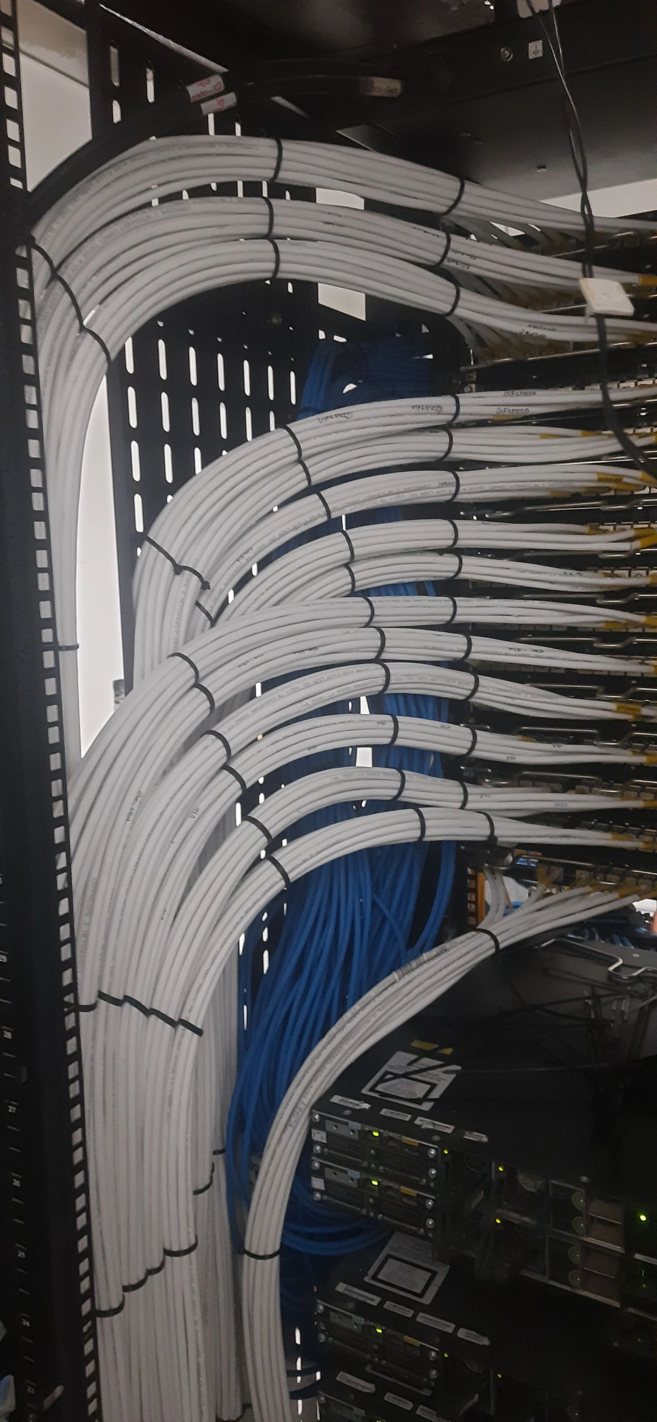 Fiber and Copper cable patching in Data Center