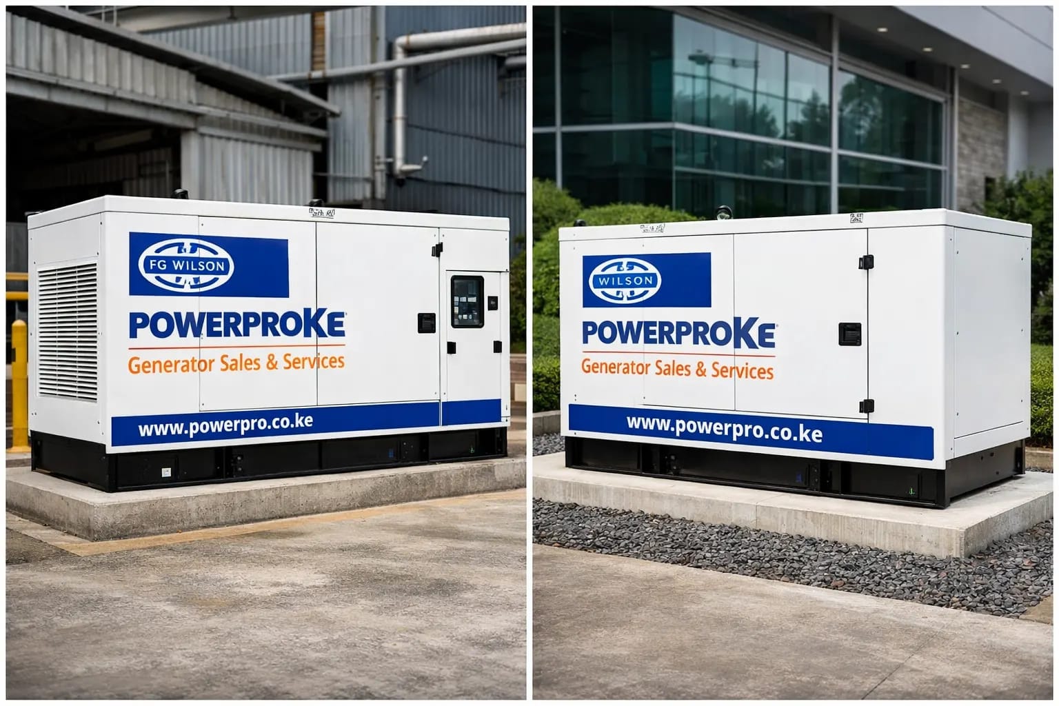 FG Wilson Diesel Generator - Reliable power solution for commercial and industrial use in Kenya