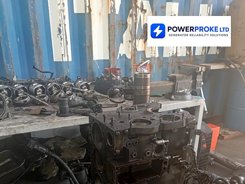 268kVA Generator Engine Overhaul & Heavy-Duty Reconstruction Kenya