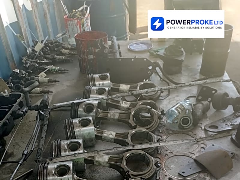 268kVA Cummins Generator Engine Overhaul Mombasa