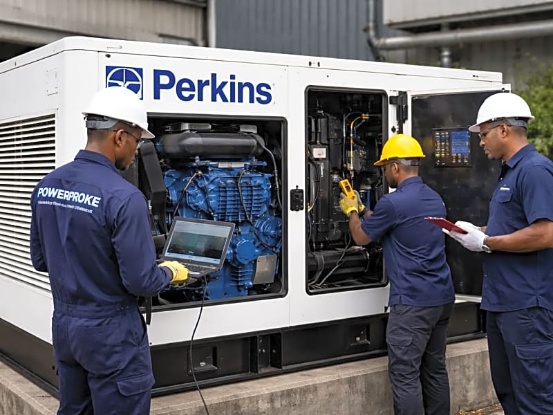 Certified Perkins Diesel Generator Scheduled Maintenance