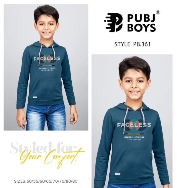 PUBJ Boys Hooded T-shirt