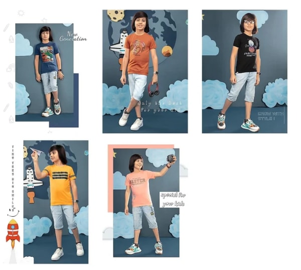 PUBJ Boys Imported T-shirts