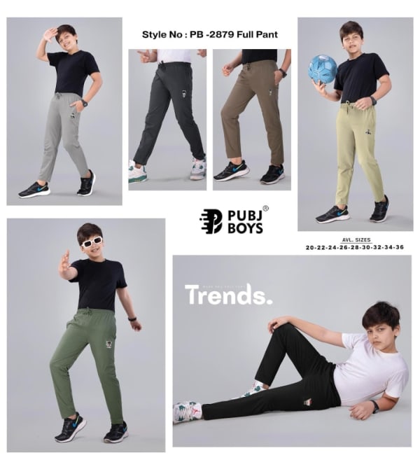 Pubj Lycra Boys Track Pant