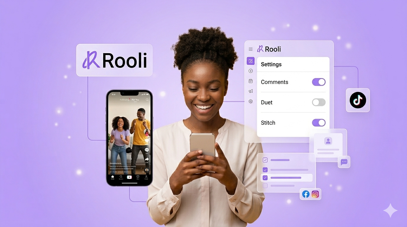 How to Post on TikTok Using Rooli