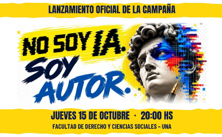 “No soy IA, soy autor”: la campaña que busca poner en valor los derechos de los creadores