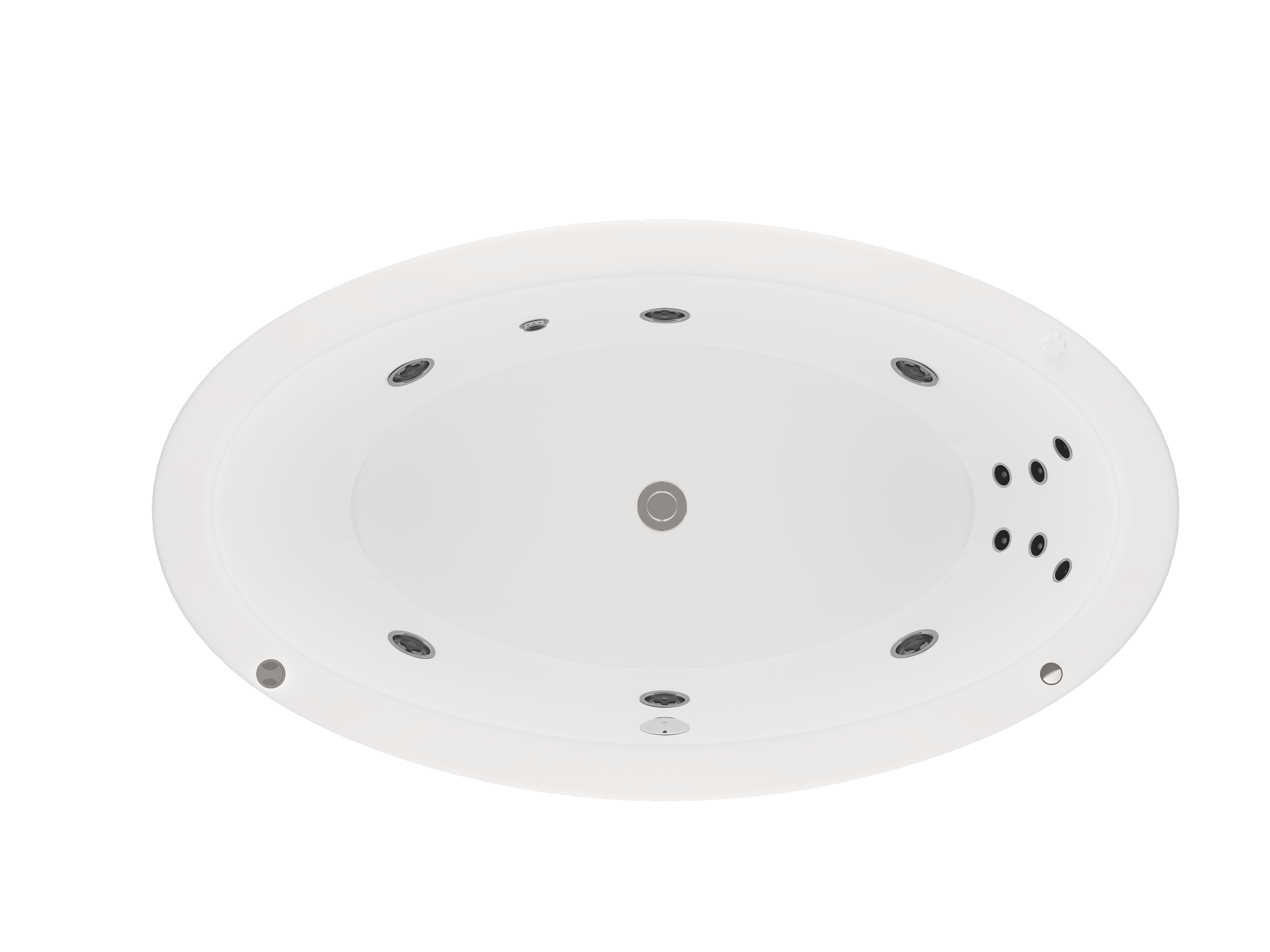 Freestanding Whirlpool Dreams 12 Jets Chromotherapy | AQUASPA