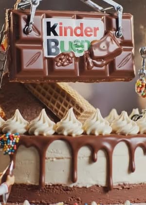 Gâteau Kinder Bueno géant