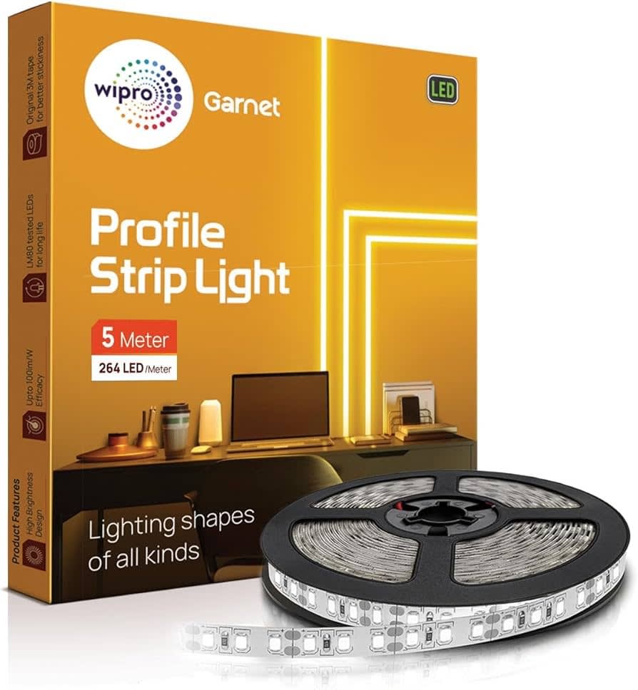 Wipro Profile Strip 264 LED Cool White-5mtr Roll