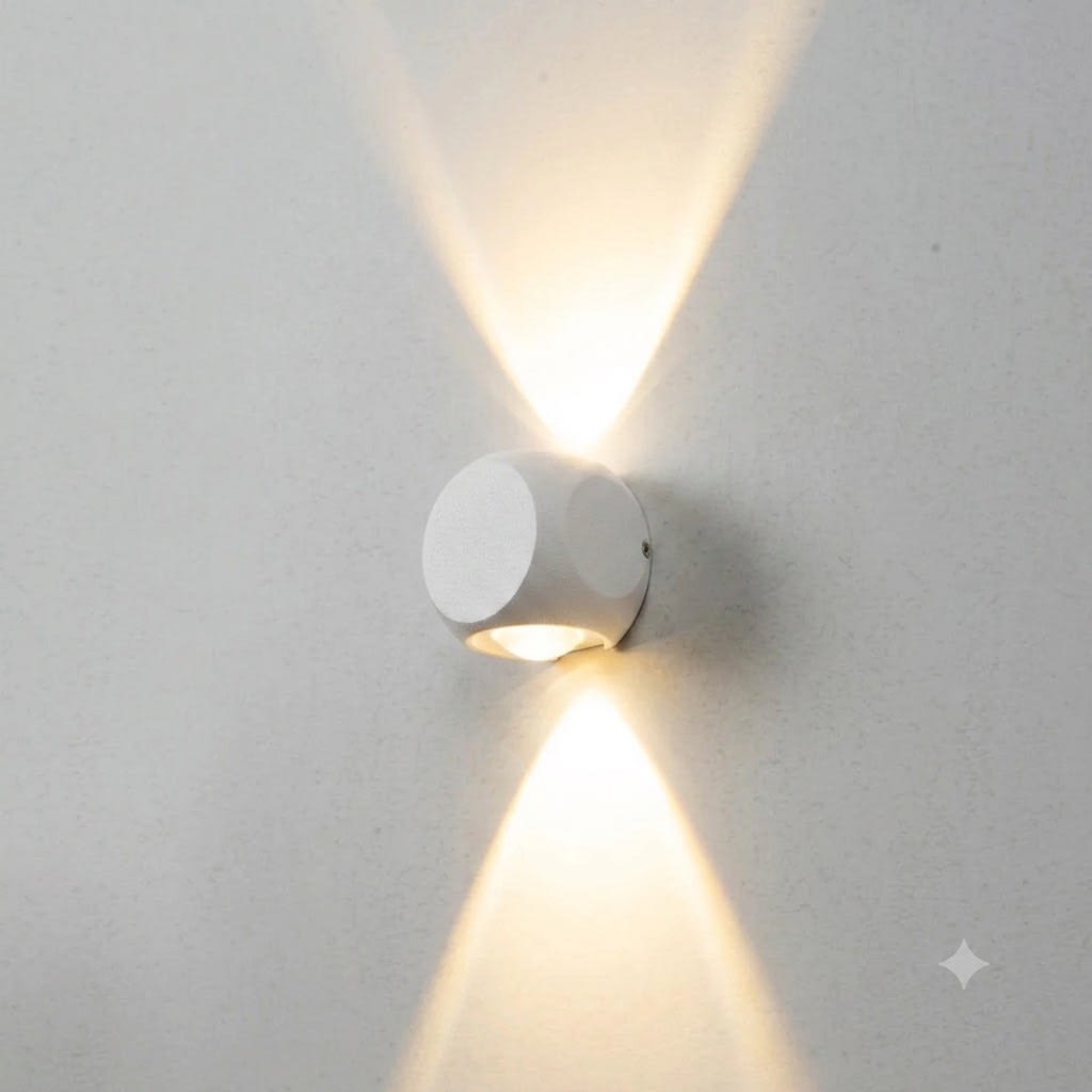 Led Outdoor Wall Light 2W – White · 2W