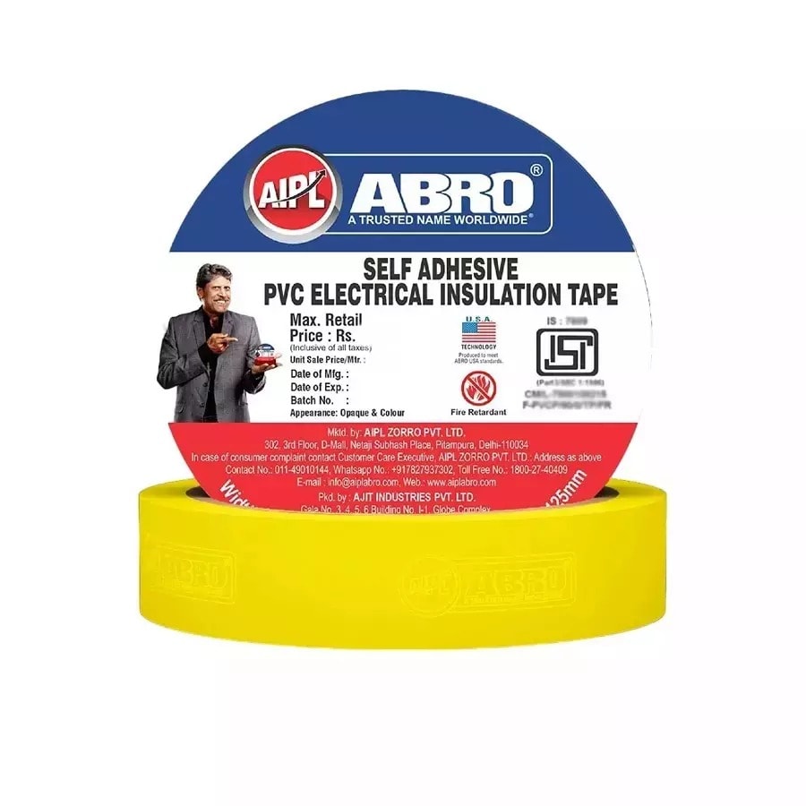 Insulation tape-Abro – Yellow