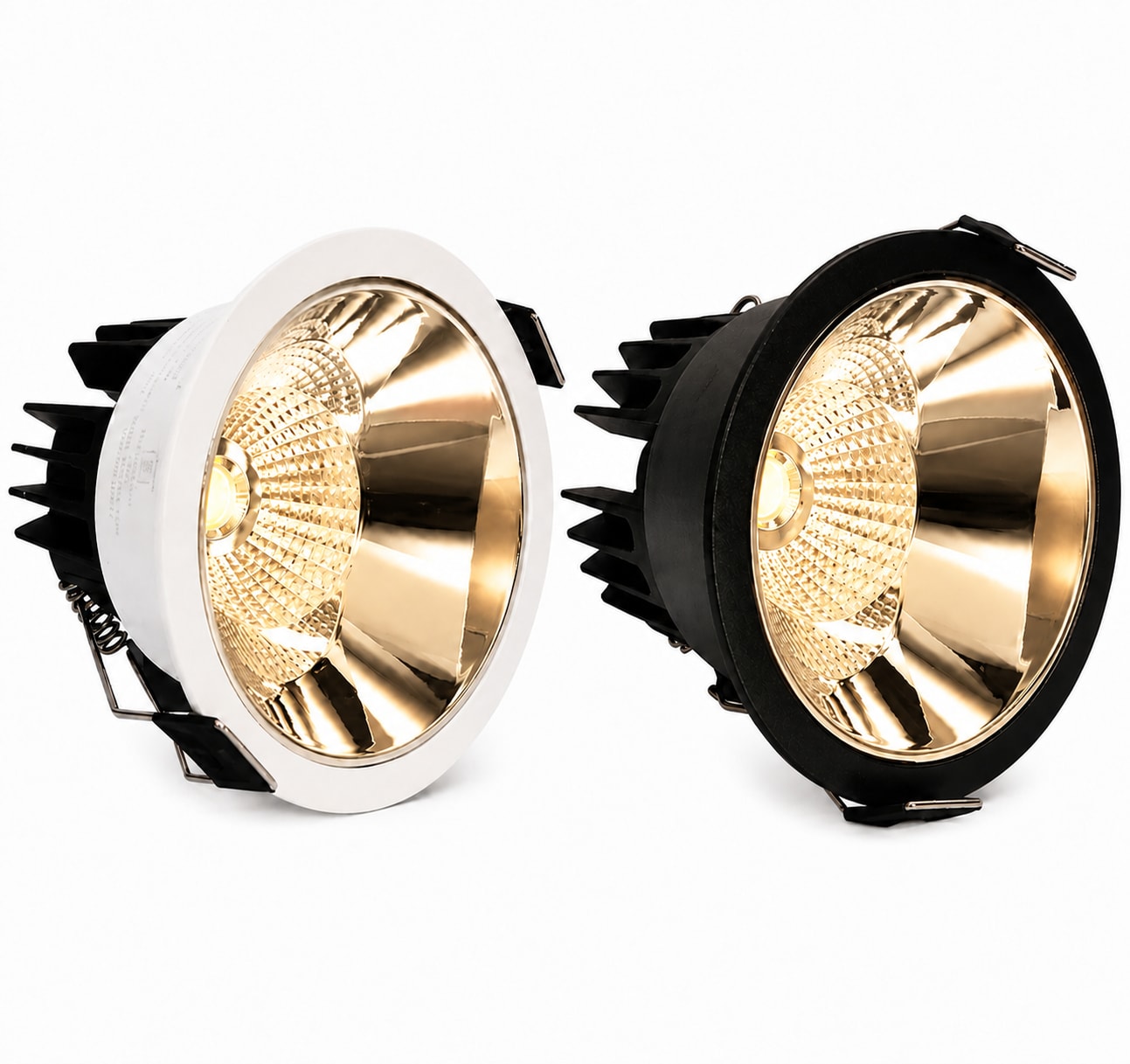 18W Optima Deep Cob Light With Reflector – Warm White