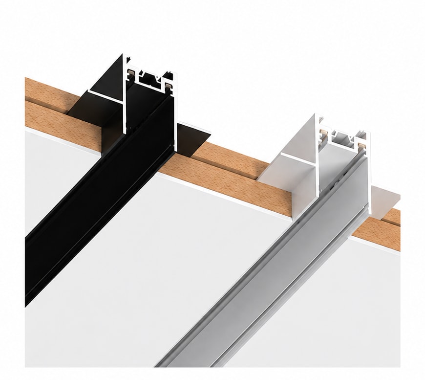 D-2 Meter Concealed Magnetic Track Light