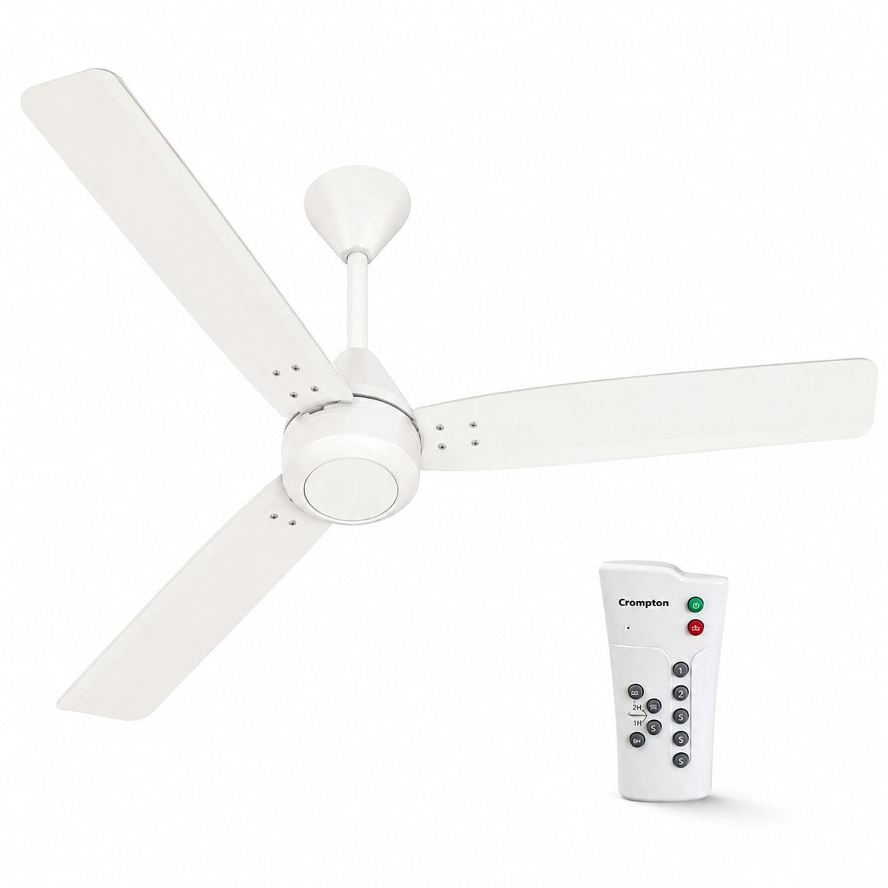 28W Groove Regmote Fan – Opal White