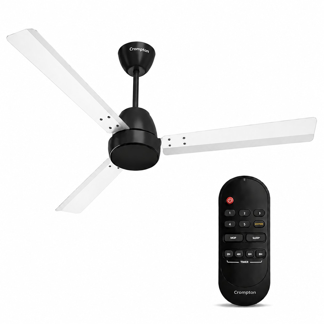 30W Nucleoid Fan – White Black