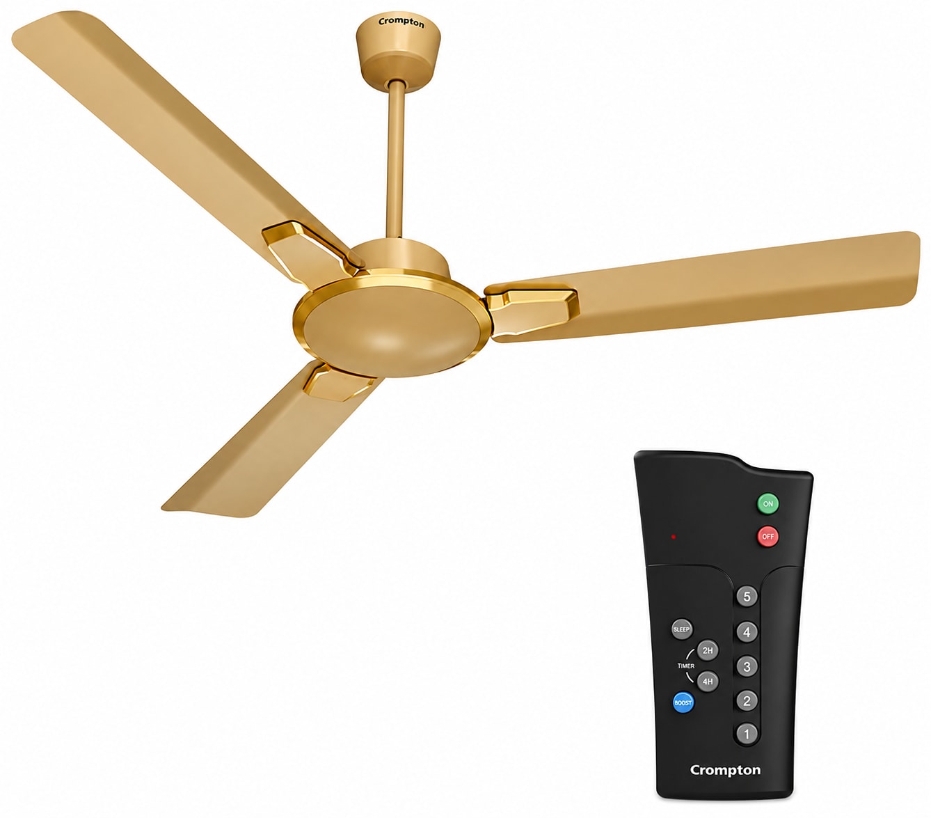 36W Aura2 BLDC Fan – Birken Effect Gold