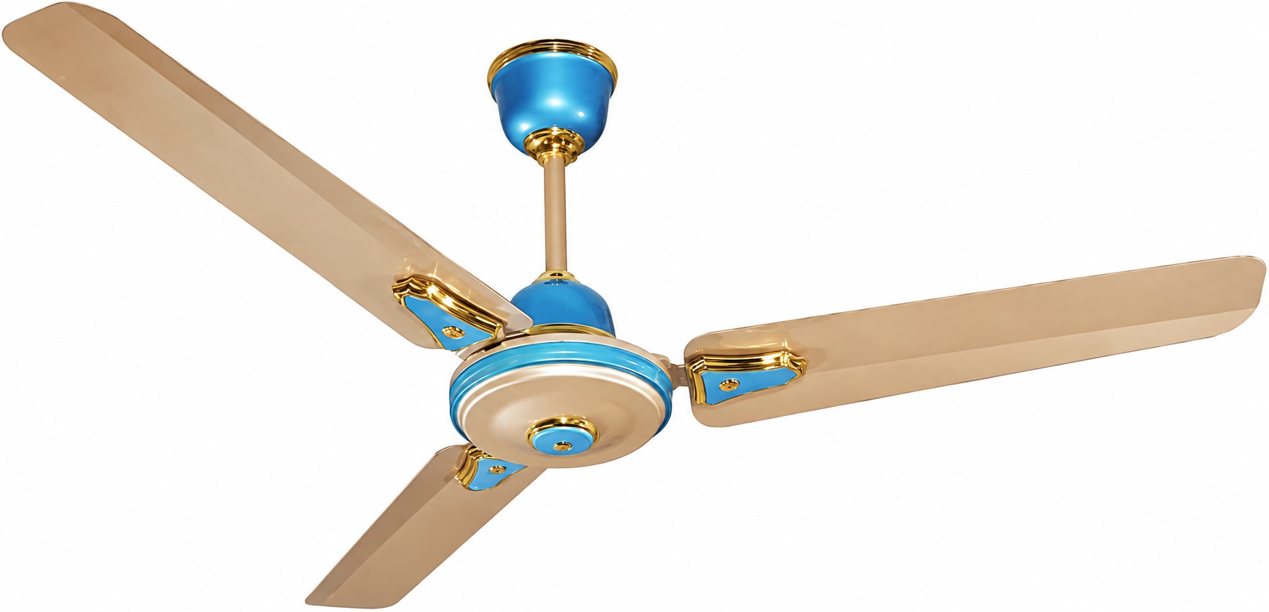 50W HS Decora Fan – Aqua Gold