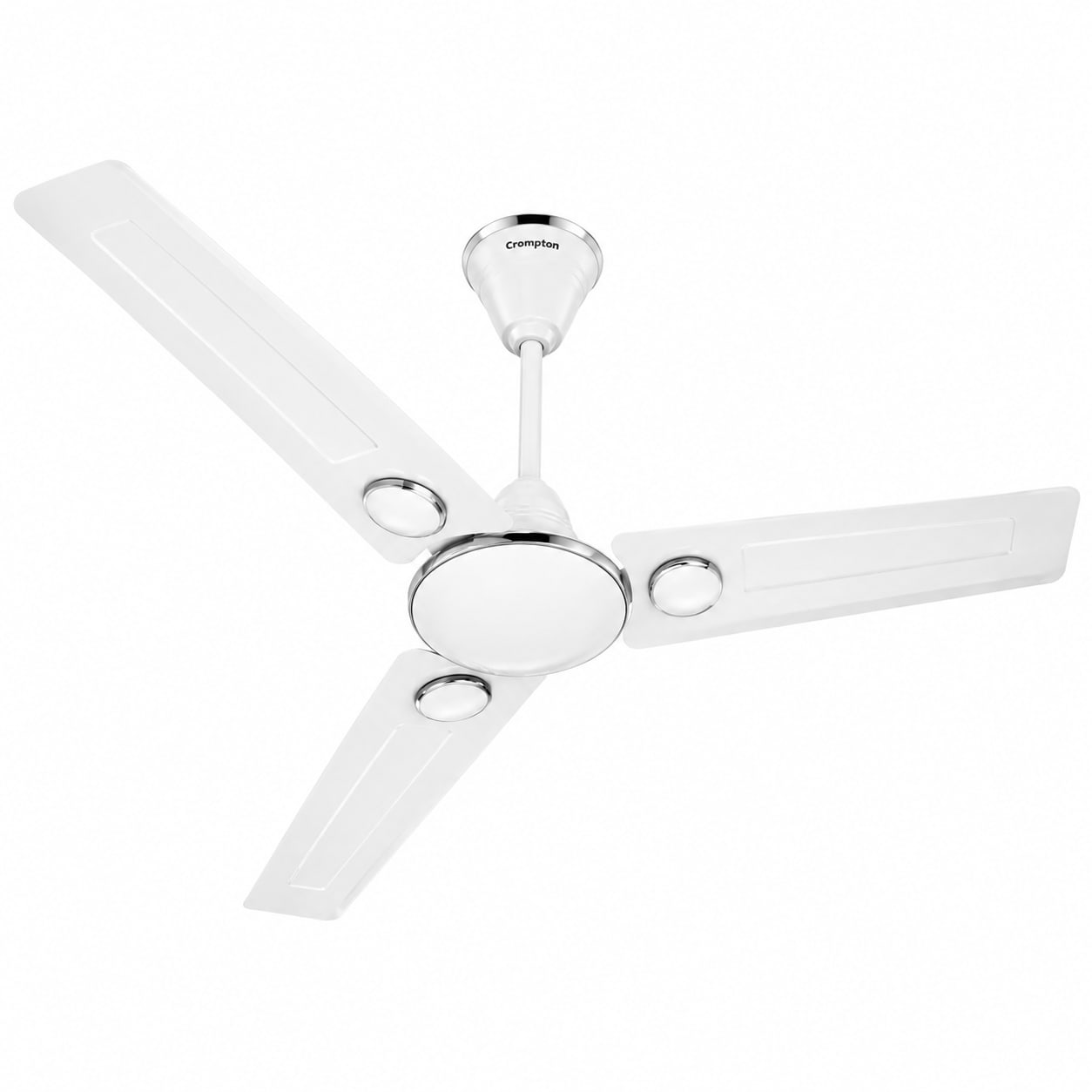 46W Montania Fan – White Chrome
