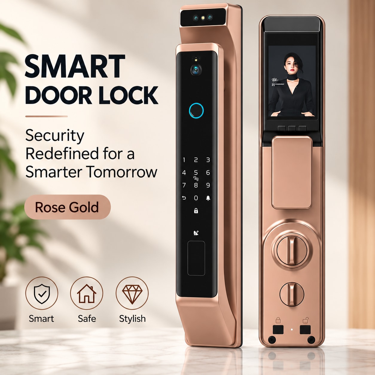 Smart Wooden Door Lock-Pro Series