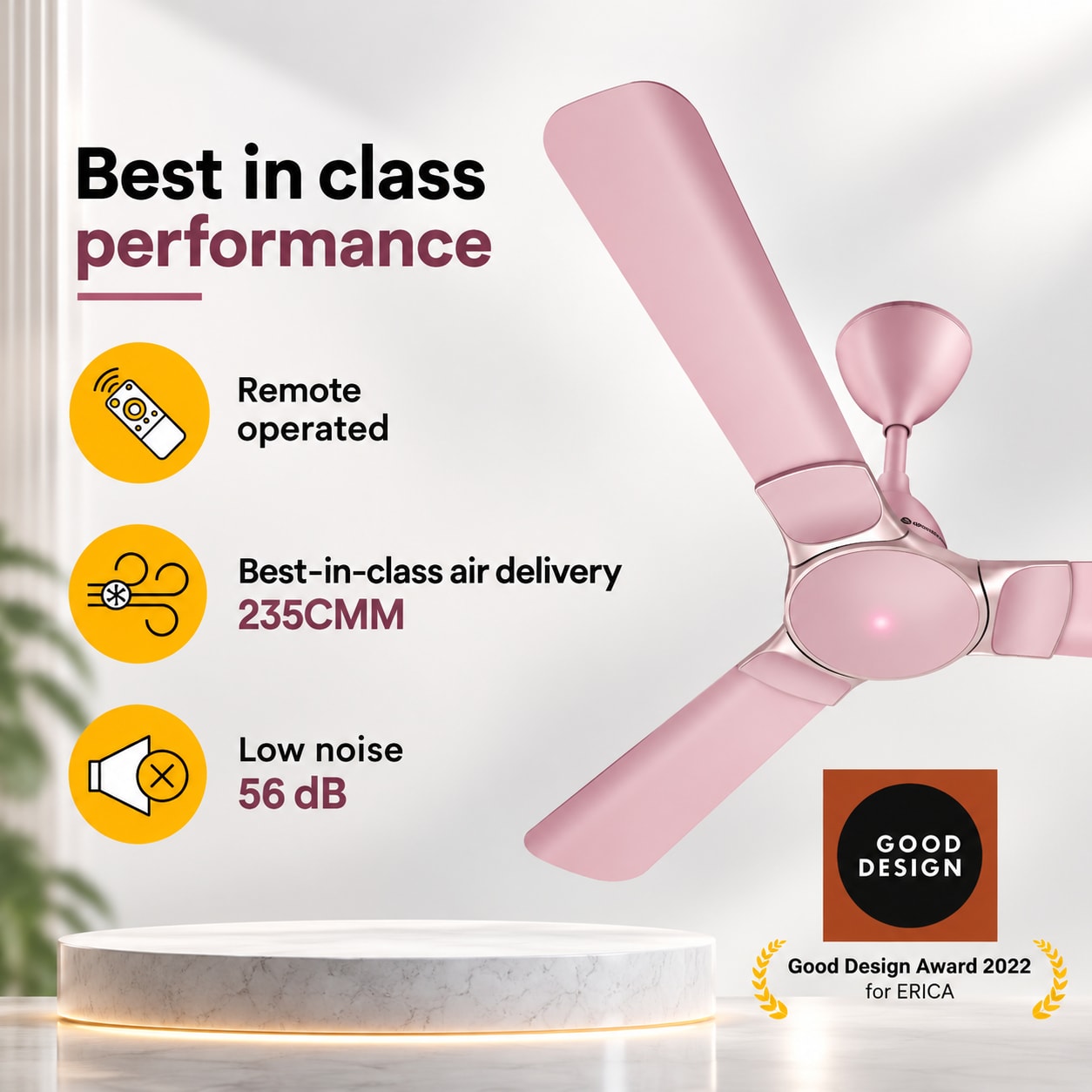 Erica Nuvo Remote -1200MM – Lotus Pink