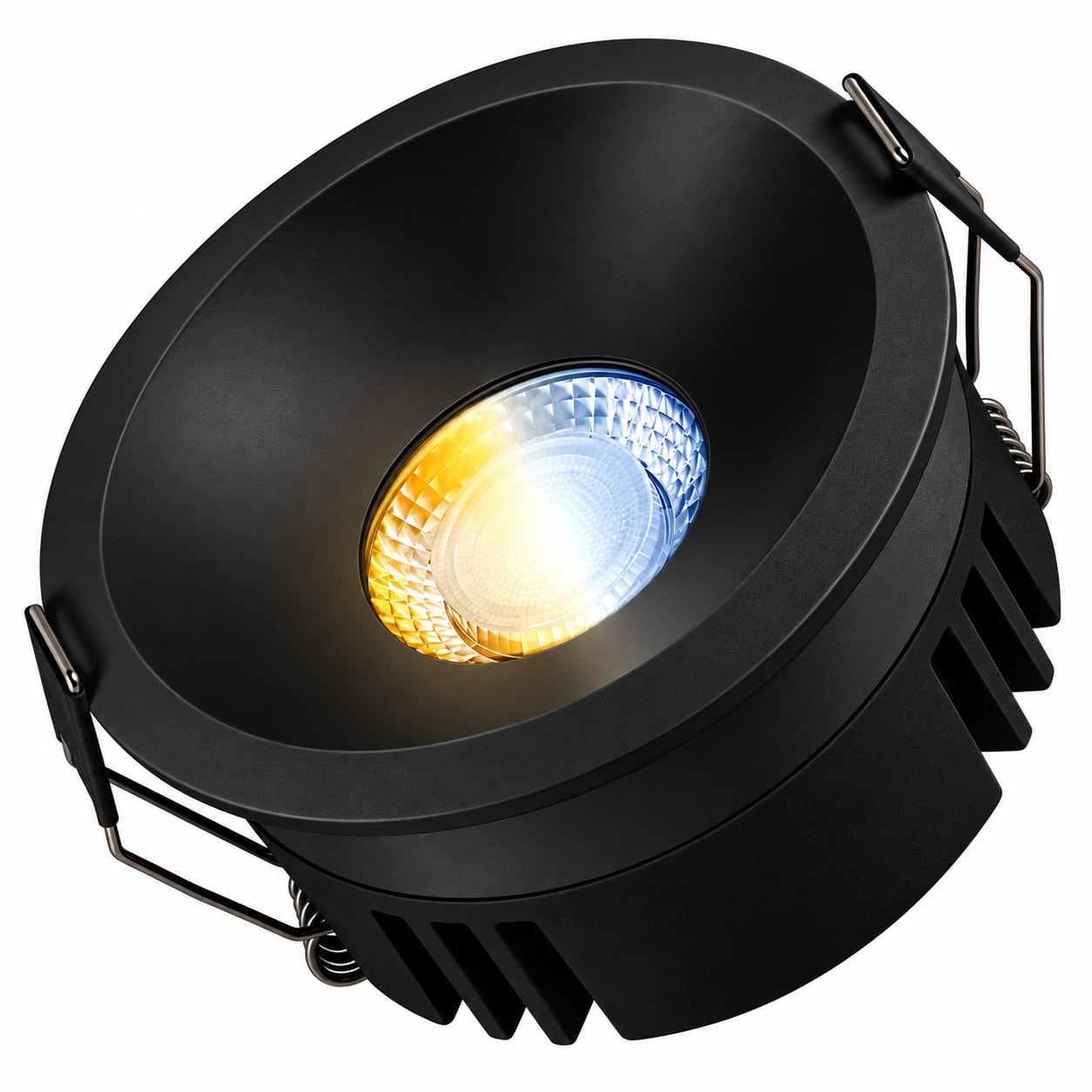 12W Crysta Deco COB 3 in 1 Light – Matt Black