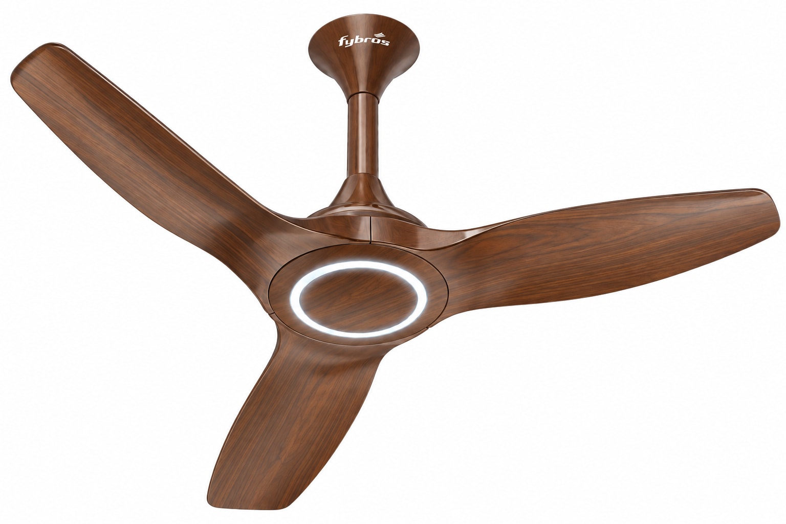 Silent Wave Fan – Walnut Wood