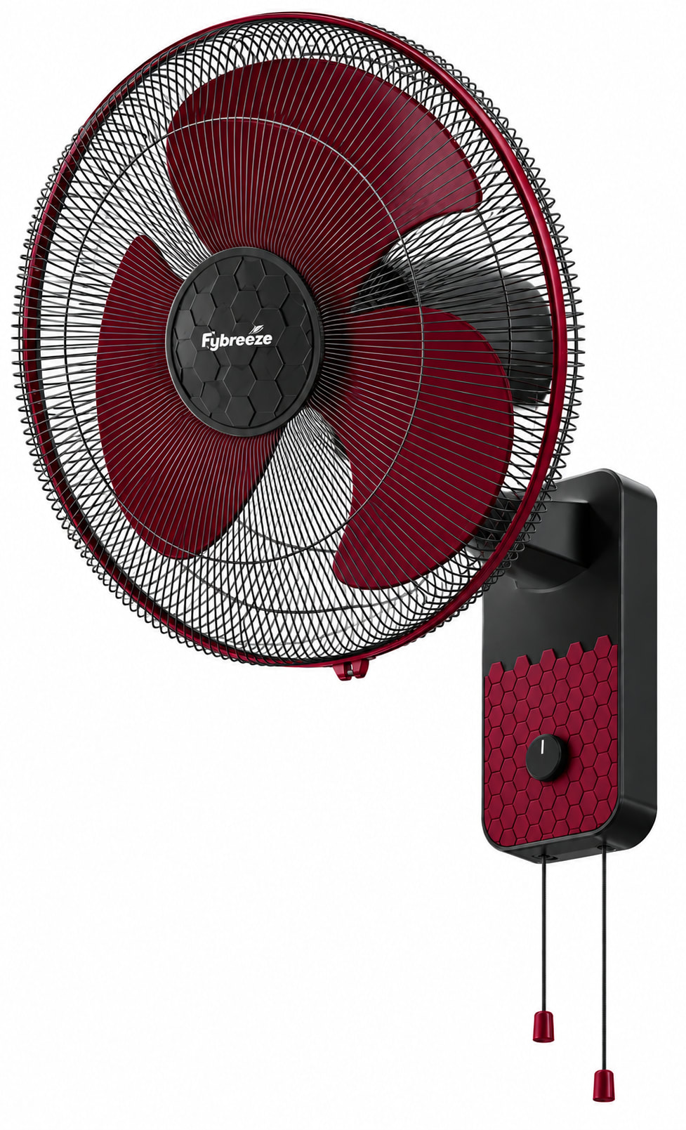 75W QIRO Plus Fan – Black Burgundy