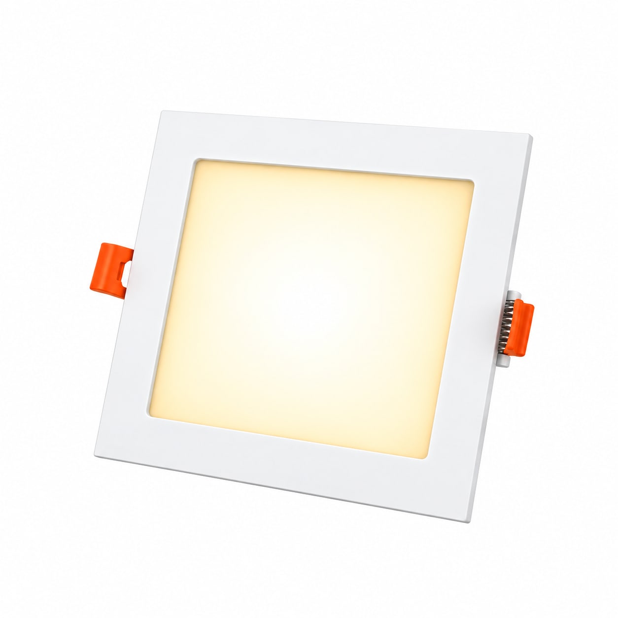 10W Wave Ultra Slim Panel Square Light  – Warm White