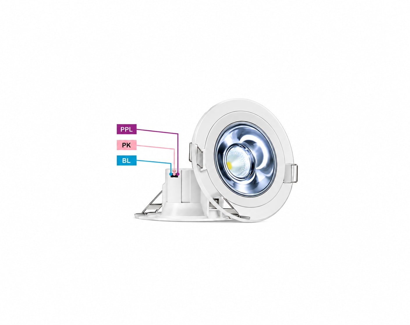 Krezix 3+3W Cob Lights with Dip Switch 