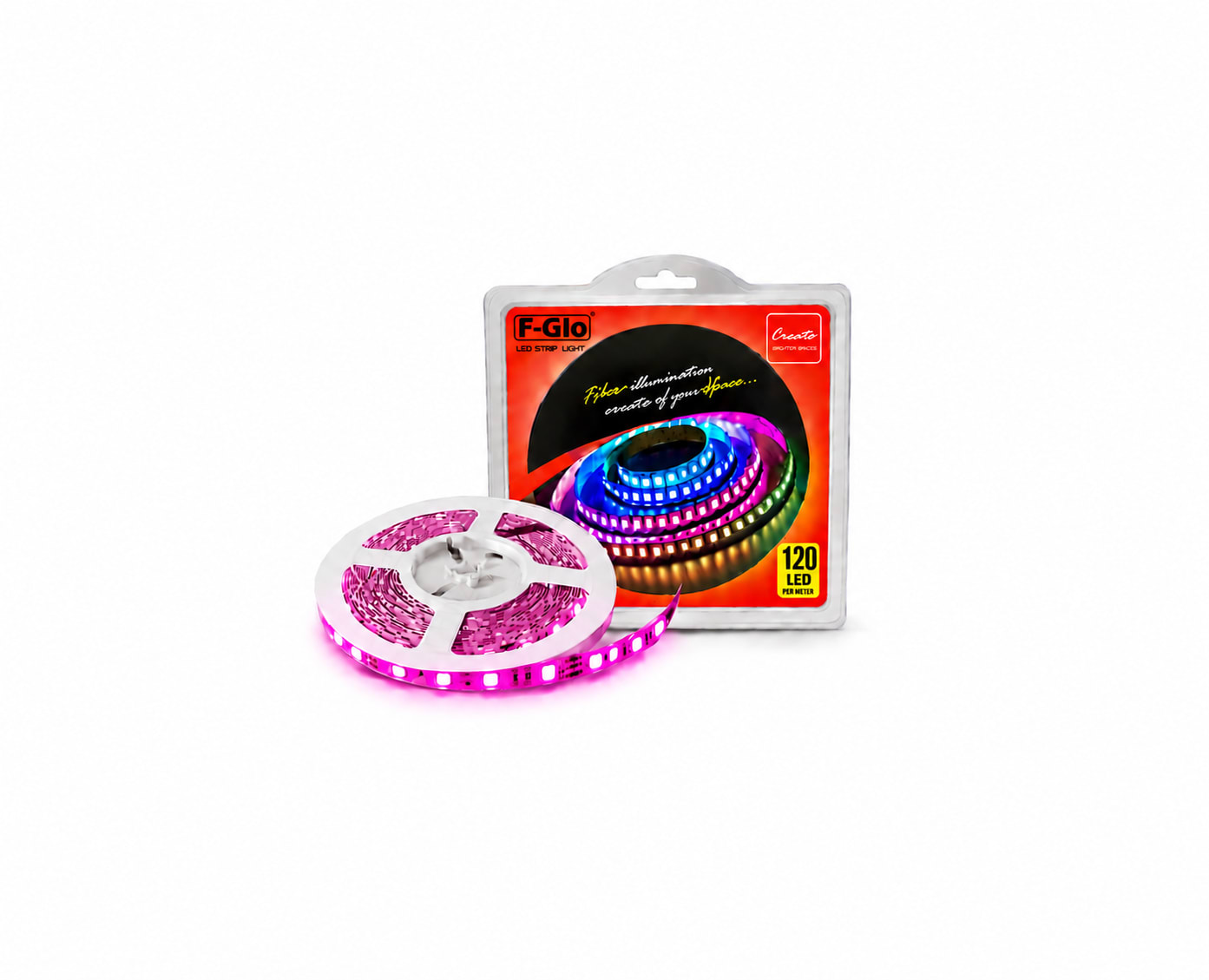 9W F-Glo Led Strip Light – Pink