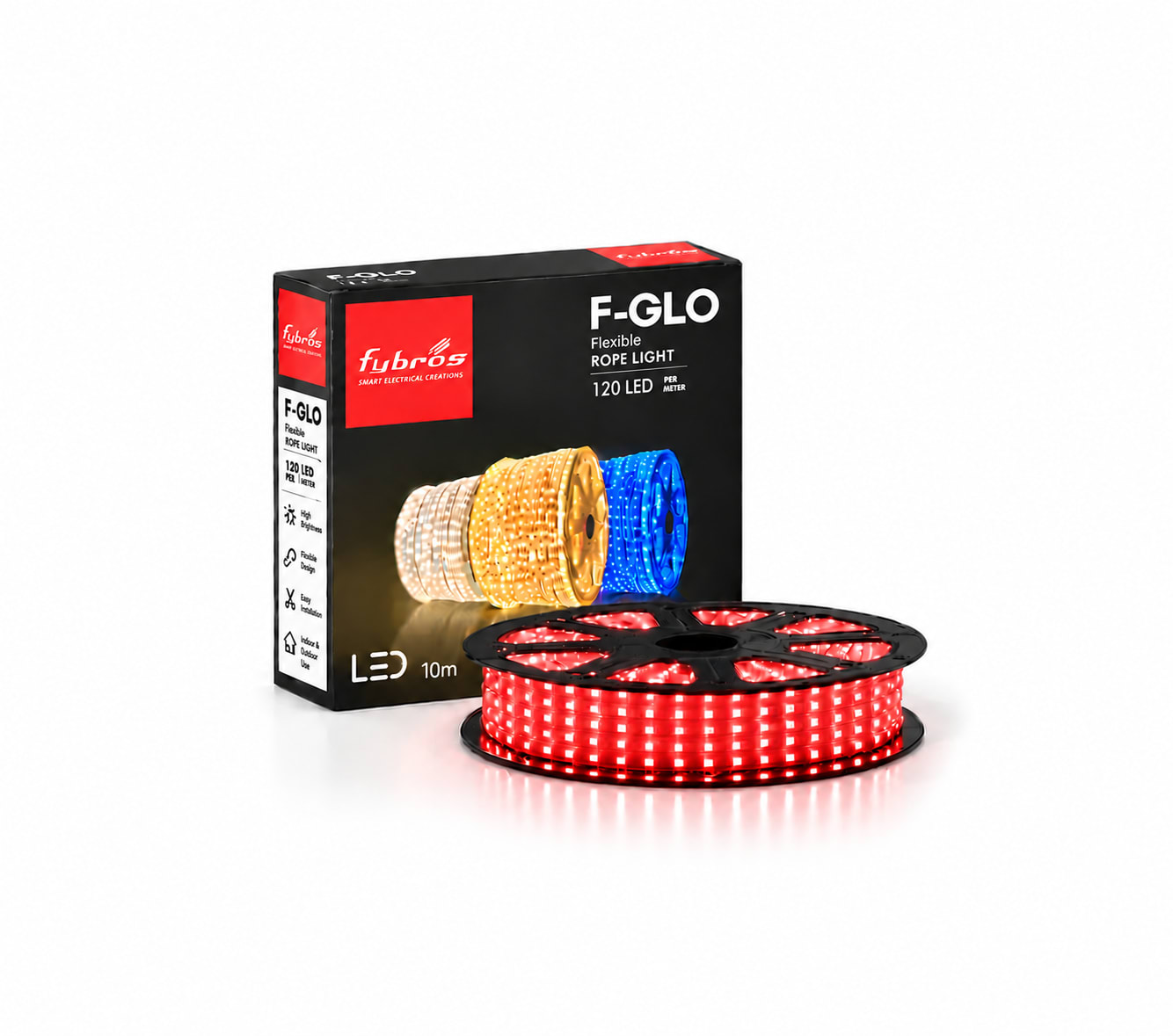 10W F-Glo Led Rope Light – Red
