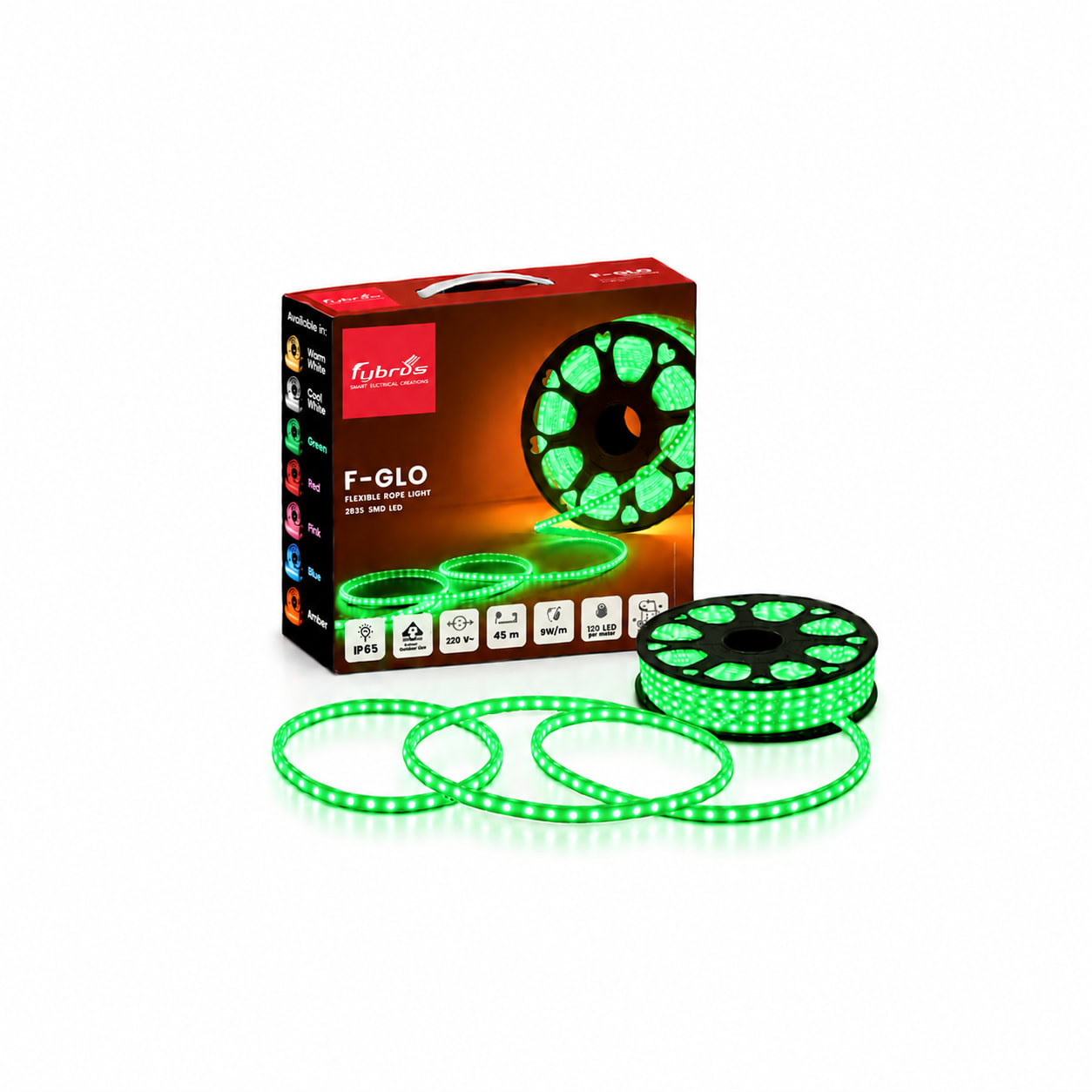 F-Glo Led Rope Light – Green