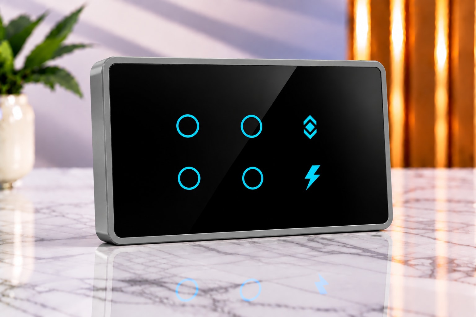 4M-6 Switches-Edge Glass 
