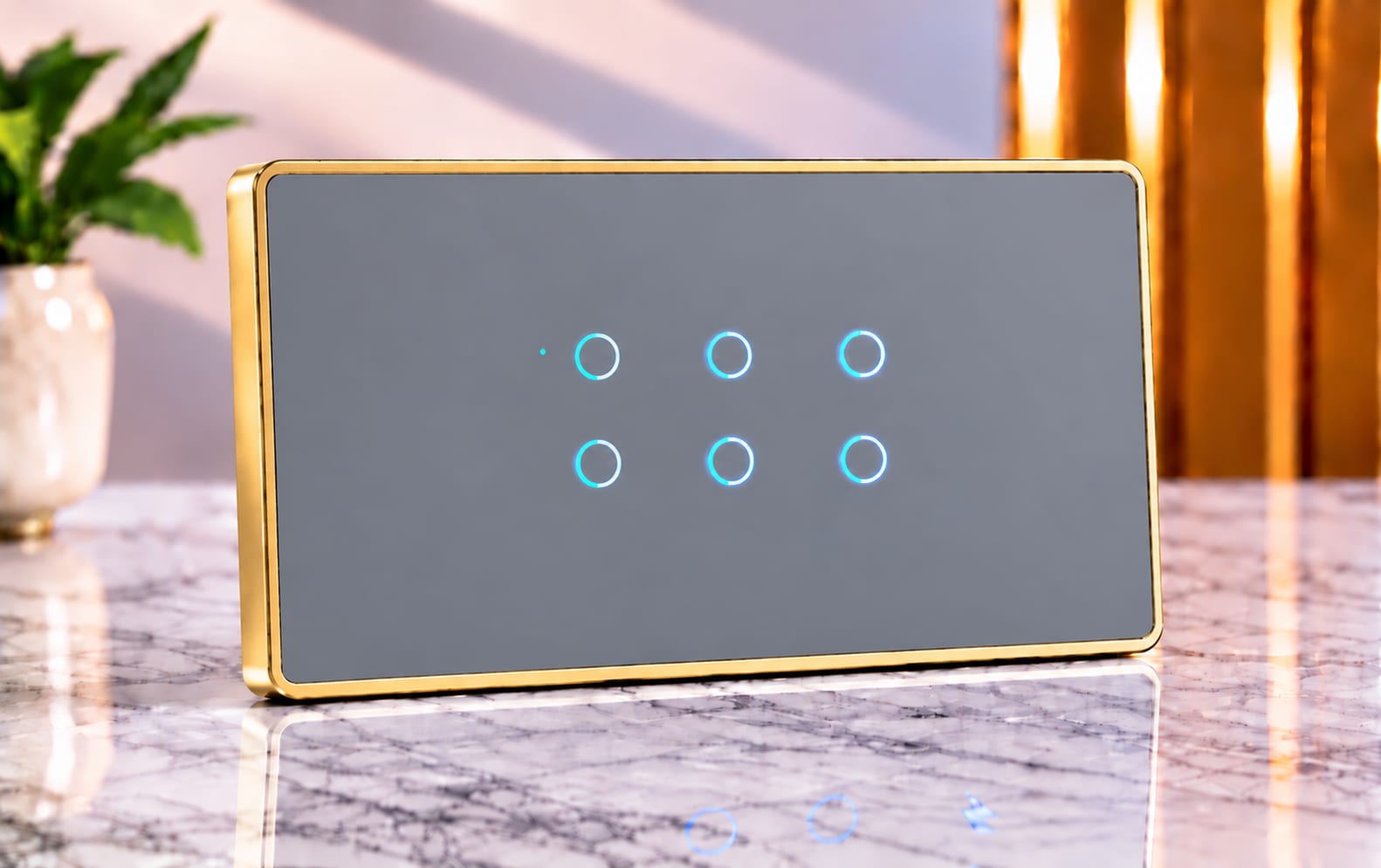 6M-6 Switches-Edge Glass 