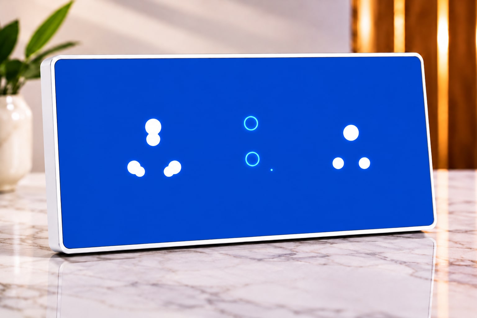 8M-2 Switches (1-16A) 2 Socket (1-16A)-Edge Glass 