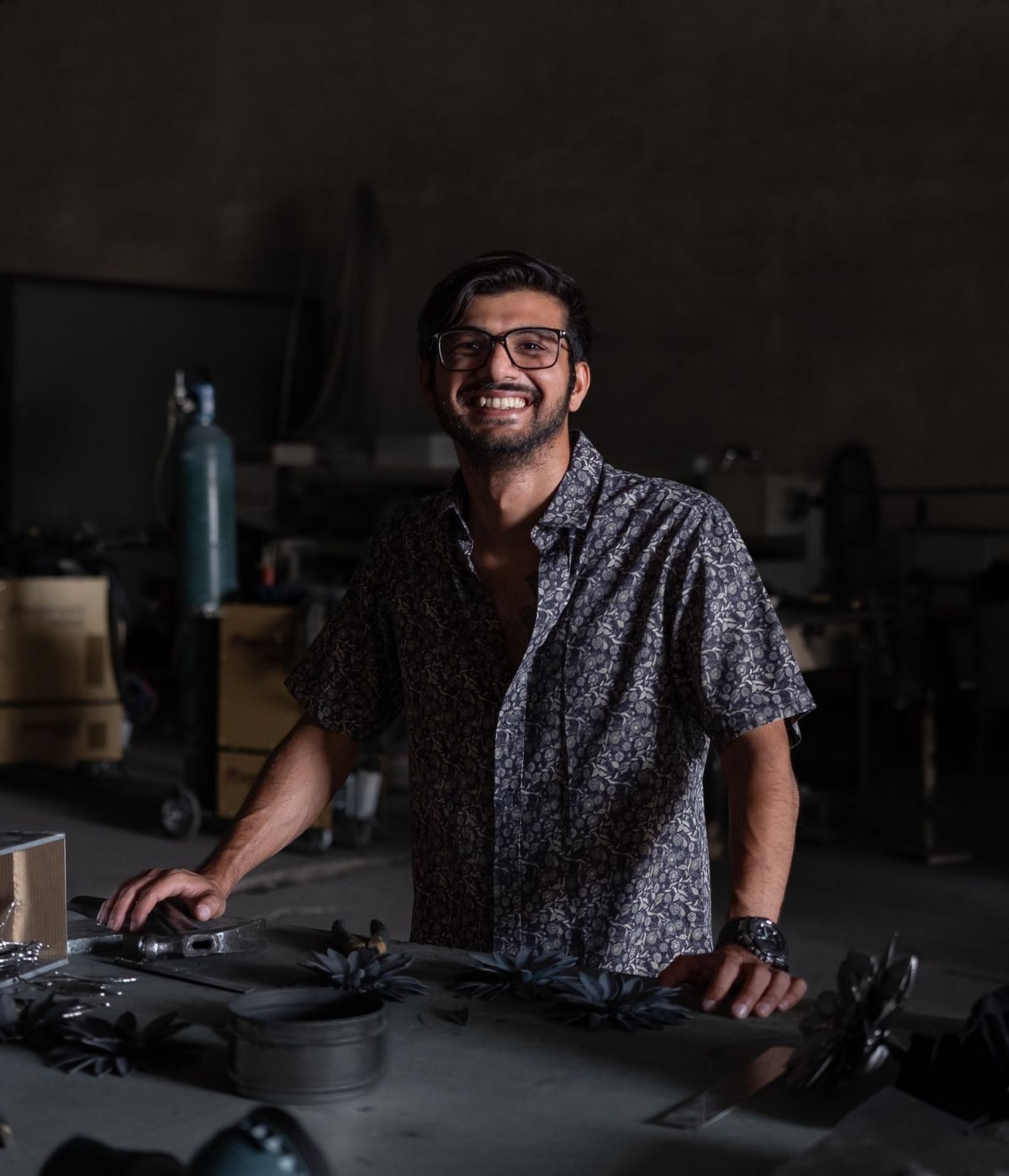 Siddhesh, artist and founder of Naqsh Editions