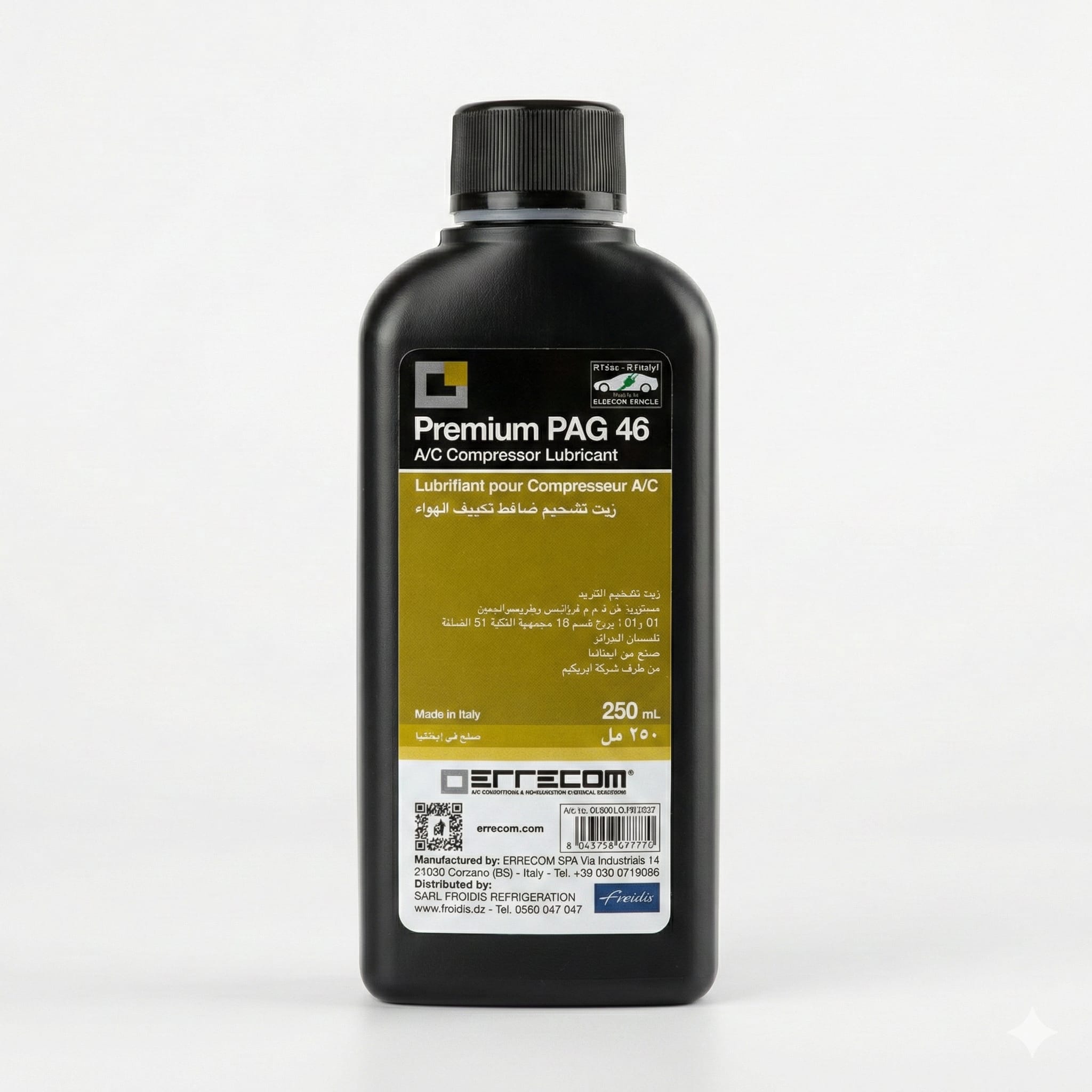 HUILE FRIGORIFIQUE ERECOM LR-PAG-46-250ML R404/R135