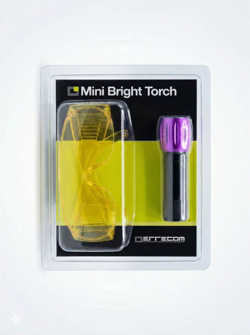 MINI BRIGHT TORCH ERRECOM LUNETTE PROTECTION