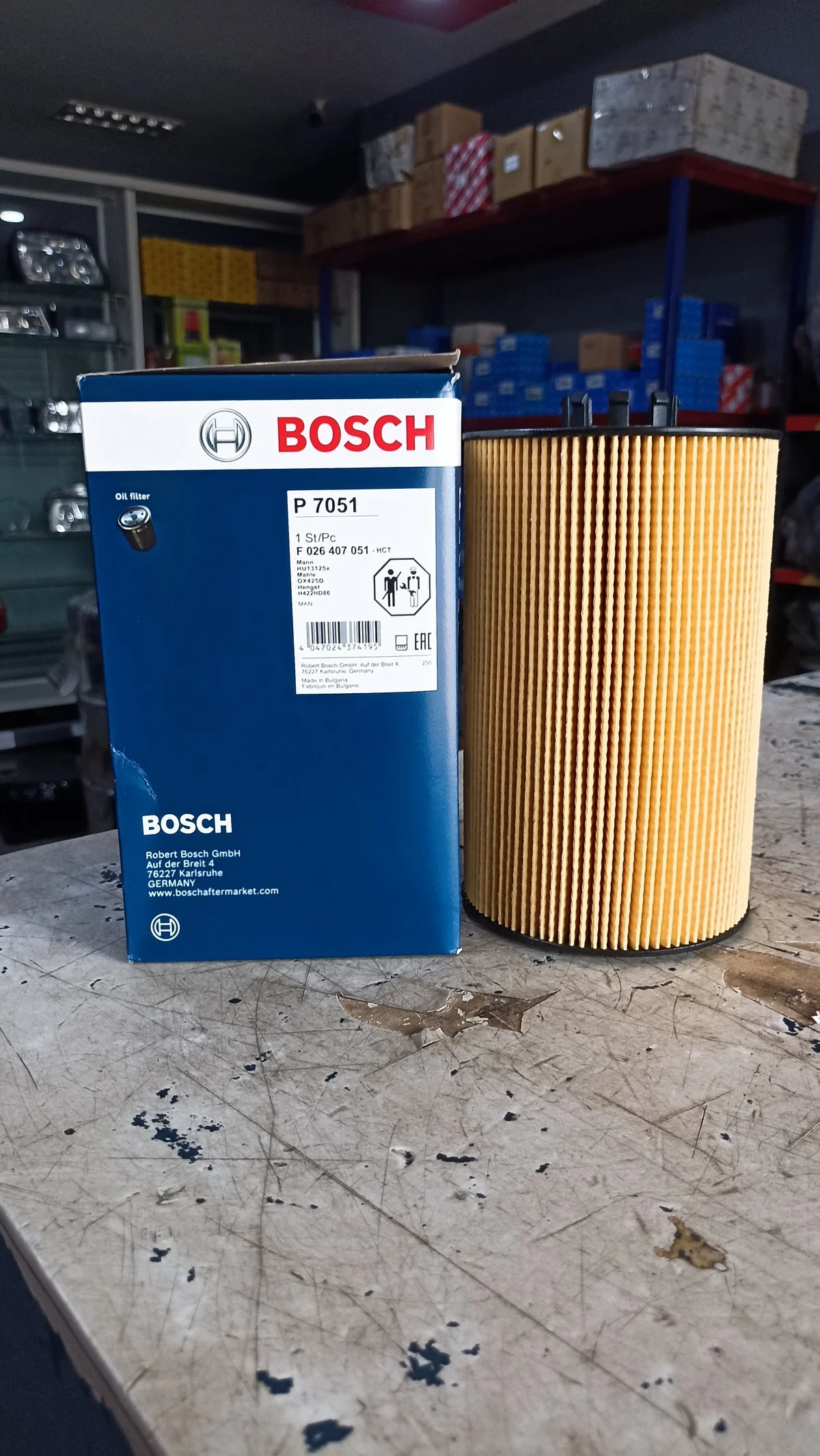 OIL FILTER MAN TGA, TGS, TGX COMMON RAIL ENGINE TGA, TGS, TGX EURO 4 & 5