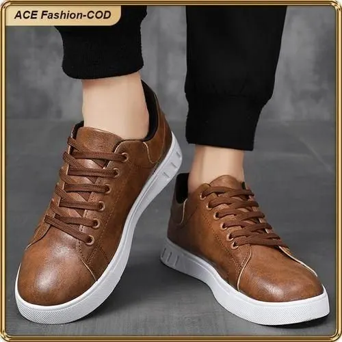Men's Thick Sole Shoes Casual Fashion - Stylish, Durable, And Lightweight - Brown