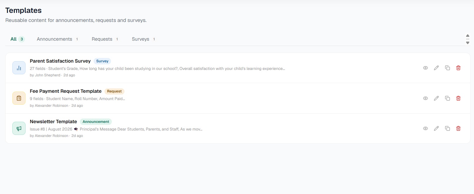 KoalaCast templates library