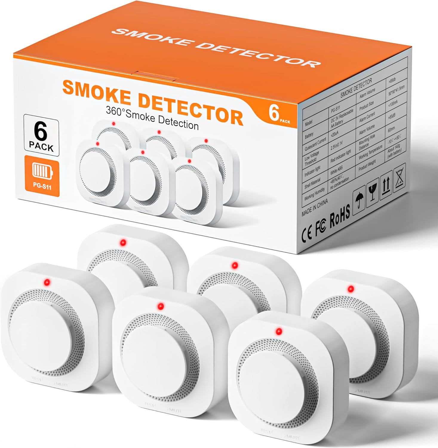 Smoke Alarm Fire Detector