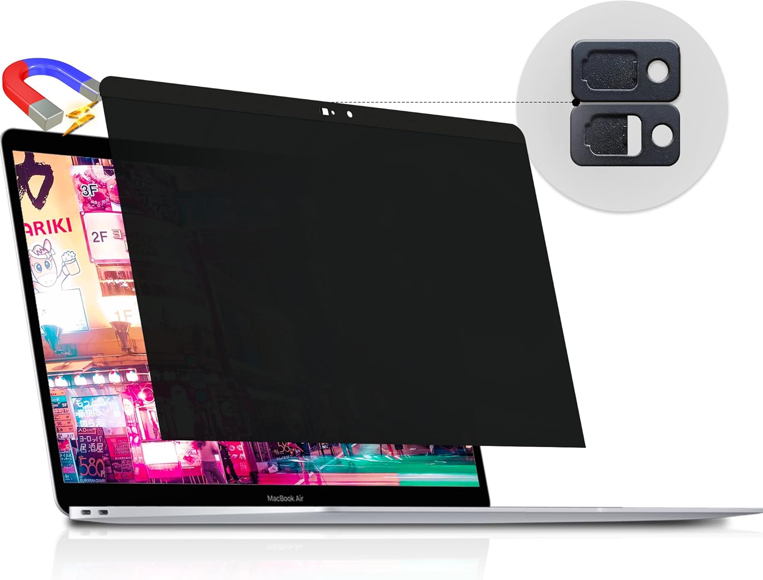 Magnetic privacy screen for 13-inch MacBook Air (M1) / 13-inch Macbook Pro (M1, M2)