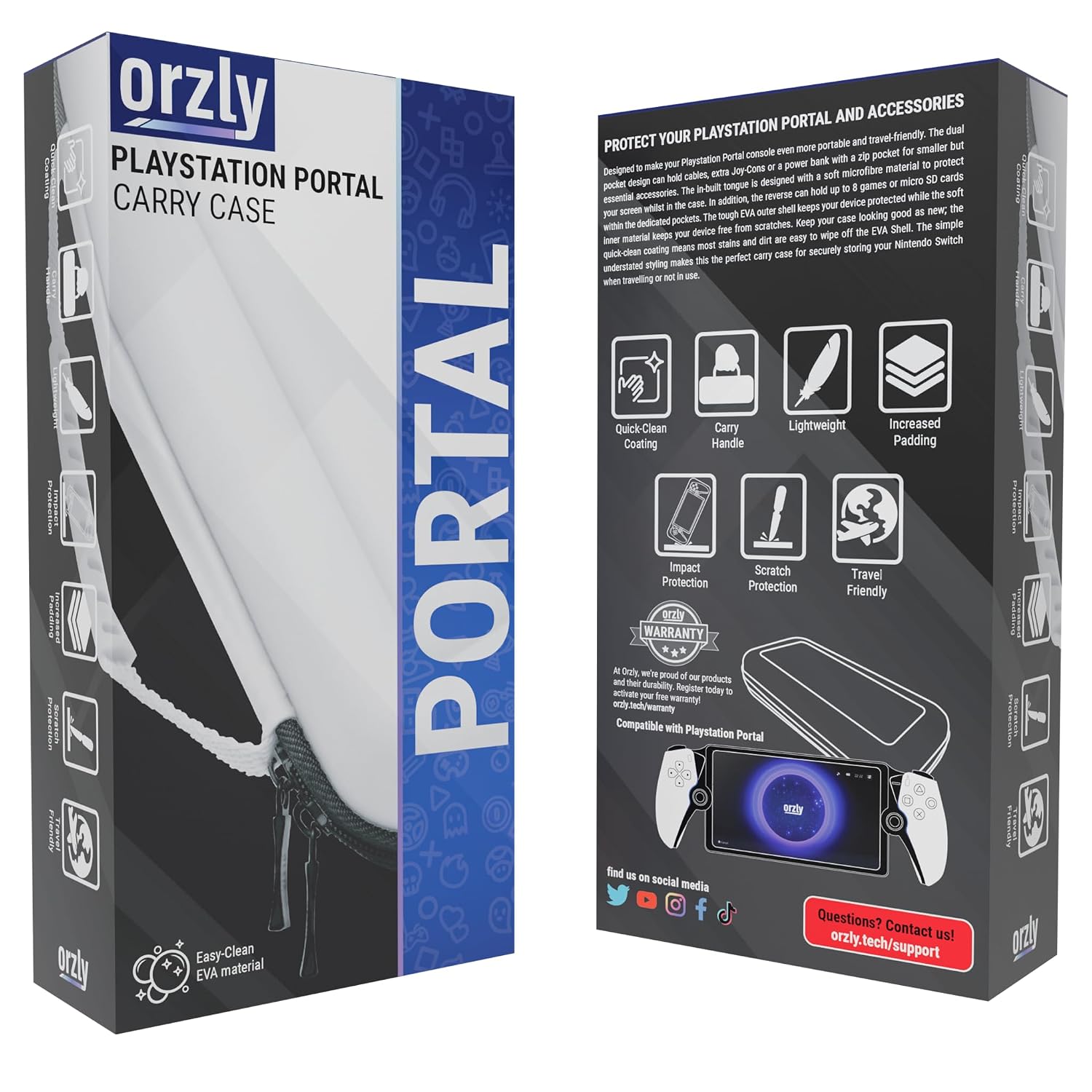 Carry Case designed for Playstation Portal remote player for PS5 Console holds accessories for sale in Sealy, TX