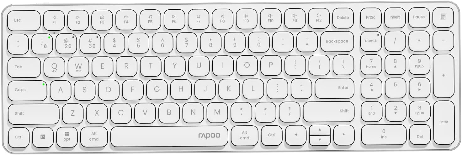 Rapoo E9350L Multi-Device Wireless Keyboard for sale in Sealy, TX