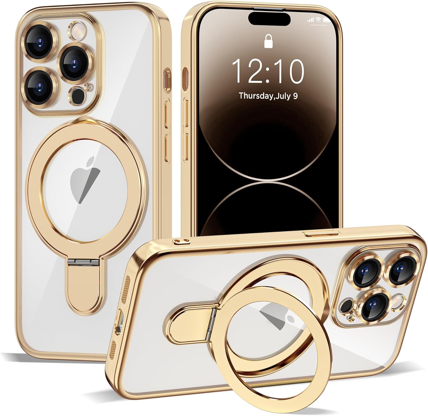 Case for iPhone 13/14 Pro Max Case with Invisible Magnetic Ring Stand for sale in Sealy, TX
