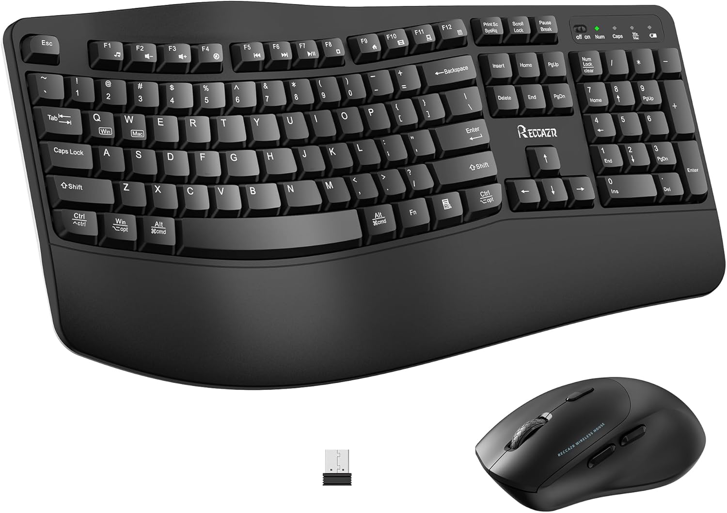 Wireless Keyboard and Mouse Combo,2.4G Full Size for sale in Sealy, TX