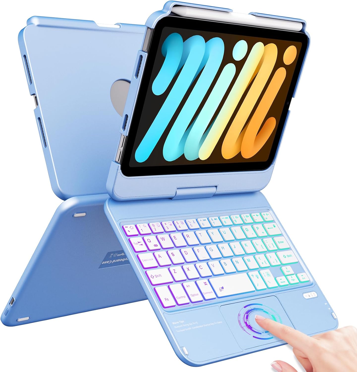 Keyboard Case for iPad mini 7 A17 Pro (2024) & iPad mini 6th Generation (2021) 8.3-inch for sale in Sealy, TX