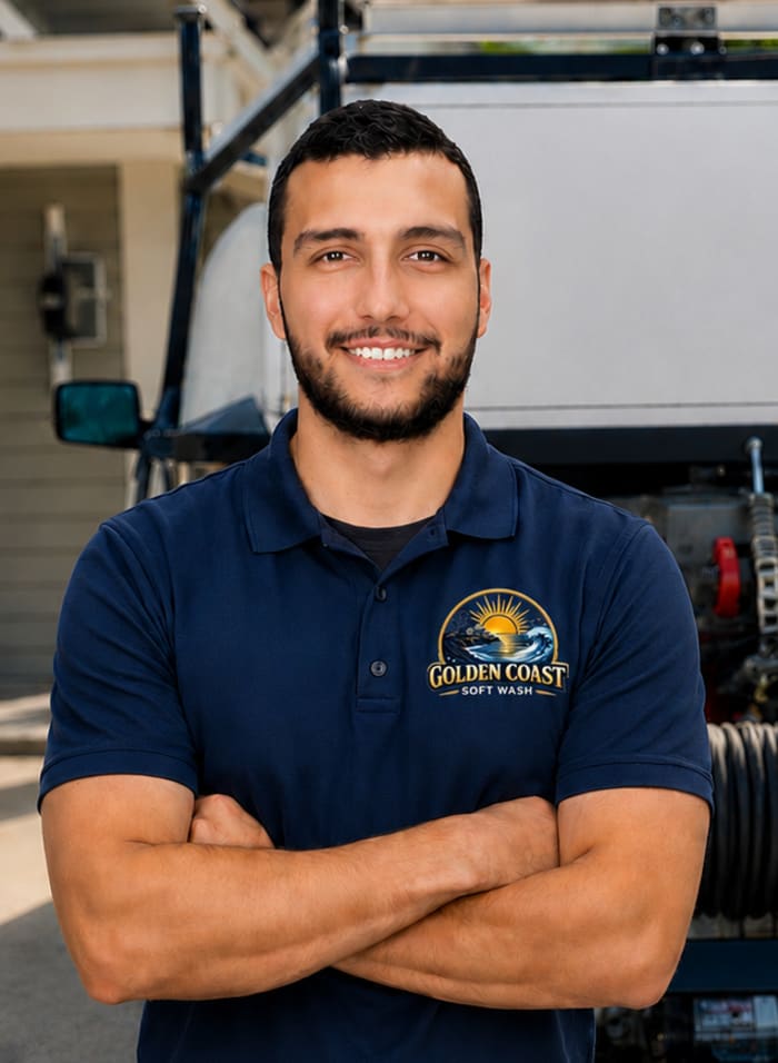 Abraham, owner of Golden Coast Soft Wash